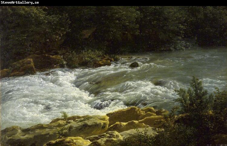 Joseph Bidauld Running Stream at San Cosimato